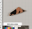 Terracotta fragment of a kylix (drinking cup), Terracotta, Greek, Attic