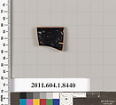 Terracotta rim fragment of a kylix (drinking cup), Terracotta, Greek, Attic