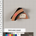 Terracotta fragment of a stemless kylix (drinking cup), Attributed to the Euaion Painter [DvB], Terracotta, Greek, Attic