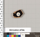 Terracotta fragment of a kylix (drinking cup), Terracotta, Greek, Attic