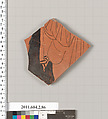 Terracotta fragment of a pelike (jar)?, Terracotta, Greek, Attic