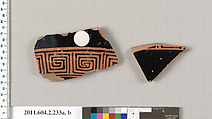 Terracotta fragments of stamnoi (jars), Terracotta, Greek, Attic