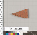 Terracotta fragment of a pelike (jar), Terracotta, Greek, Attic