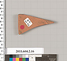 Terracotta fragment of a neck-amphora (jar), Terracotta, Greek, Attic