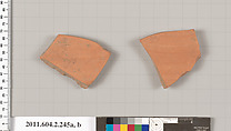 Terracotta fragments of a stamnos (jar), Terracotta, Greek, Attic