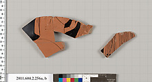 Terracotta fragments of a stamnos (jar), Terracotta, Greek, Attic