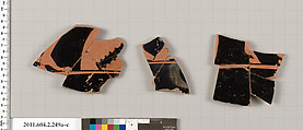 Terracotta fragments of a stamnos (jar), Terracotta, Greek, Attic