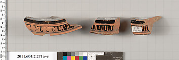 Terracotta fragments of stamnoi (jars), Terracotta, Greek, Attic
