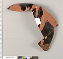 Terracotta fragment of a stamnos (jar), Terracotta, Greek, Attic