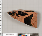 Terracotta fragment of a column-krater (bowl for mixing wine and water), Attributed to the Painter of London E 489 [DvB], Terracotta, Greek, Attic