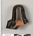 Terracotta fragment of a calyx-krater (bowl for mixing wine and water), Terracotta, Greek, Attic