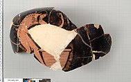 Terracotta fragment of a column-krater (bowl for mixing wine and water), Terracotta, Greek, Attic