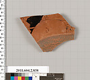 Terracotta fragment of a bell-krater (bowl for mixing wine and water), Terracotta, Greek, Attic