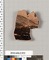 Terracotta fragment of an oinochoe (jug), Terracotta, Greek, Attic