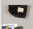 Terracotta rim fragment of a skyphos (deep drinking cup), Attributed to the Euaichme Painter [DvB], Terracotta, Greek, Attic