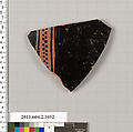 Terracotta fragment of a pelike (jar), Terracotta, Greek, Attic