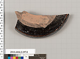Terracotta fragment of a Nolan neck-amphora (jar), Terracotta, Greek, Attic