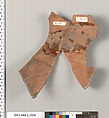Terracotta fragment of a Nolan neck-amphora (jar), Terracotta, Greek, Attic
