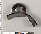 Terracotta fragment of a skyphos (deep drinking cup), Terracotta, Greek, Attic