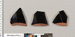 Terracotta fragments of skyphoi (deep drinking cups), Terracotta, Greek, Attic