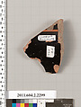 Terracotta fragment of a bell-krater (bowl for mixing wine and water), Terracotta, Greek, Attic