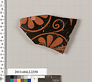 Terracotta fragment of a stamnos (jar)?, Terracotta, Greek, Attic