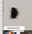 Terracotta rim fragment of a kylix (drinking cup), Terracotta, Greek, Attic