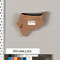 Terracotta fragment of a stamnos (jar), Terracotta, Greek, Attic