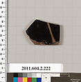 Terracotta fragment of a stamnos (jar), Terracotta, Greek, Attic