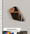 Terracotta fragment of a stamnos (jar), Terracotta, Greek, Attic