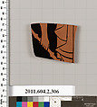 Terracotta fragment of a column-krater (bowl for mixing wine and water), Terracotta, Greek, Attic