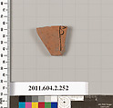Terracotta fragment of a stamnos (jar), Terracotta, Greek, Attic
