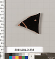 Terracotta fragment of a stamnos (jar), Terracotta, Greek, Attic