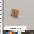 Terracotta fragment of a column-krater (bowl for mixing wine and water), Terracotta, Greek, Attic