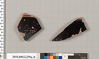 Terracotta fragments of stamnoi (jars), Terracotta, Greek, Attic
