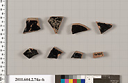 Terracotta fragments of pots, Terracotta, Greek, Attic