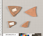 Terracotta fragments of pots, Terracotta, Greek, Attic