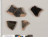 Terracotta fragments of pots, Terracotta, Greek, Attic