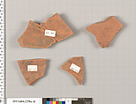 Terracotta fragments of pots, Terracotta, Greek, Attic