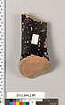 Terracotta fragment of a pelike (jar), Terracotta, Greek, Attic