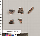 Terracotta fragments of pelikai (jars), Terracotta, Greek, Attic