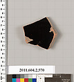Terracotta fragment of a column-krater (bowl for mixing wine and water), Terracotta, Greek, Attic