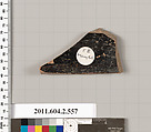 Terracotta fragment of a column-krater (bowl for mixing wine and water), Terracotta, Greek, Attic