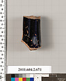 Terracotta fragment of a column-krater (bowl for mixing wine and water), Terracotta, Greek, Attic