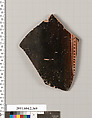 Terracotta fragment of a pelike? (jar), Terracotta, Greek, Attic
