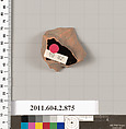 Terracotta fragment of a bell-krater (bowl for mixing wine and water), Terracotta, Greek, Attic