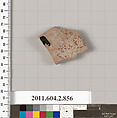 Terracotta fragment of a bell-krater (bowl for mixing wine and water), Terracotta, Greek, Attic