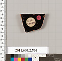 Terracotta fragment of a calyx-krater? (bowl for mixing wine and water), Terracotta, Greek, Attic