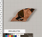 Terracotta fragment of a calyx-krater (bowl for mixing wine and water), Terracotta, Greek, Attic