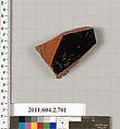 Terracotta fragment of a calyx-krater (bowl for mixing wine and water), Terracotta, Greek, Attic